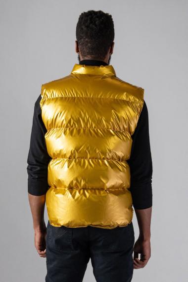 Woodpecker Womens Unisex Vest UNISEX VEST in Color GOLD, Größe M