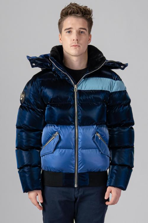 Woodpecker Mens Short Jacket WOODY BOMBER in Color BLUE STEEL, Größe M