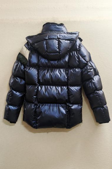 Woodpecker Mens Winter Coat BUMNESTER in Color NAVY BLUE, Größe M