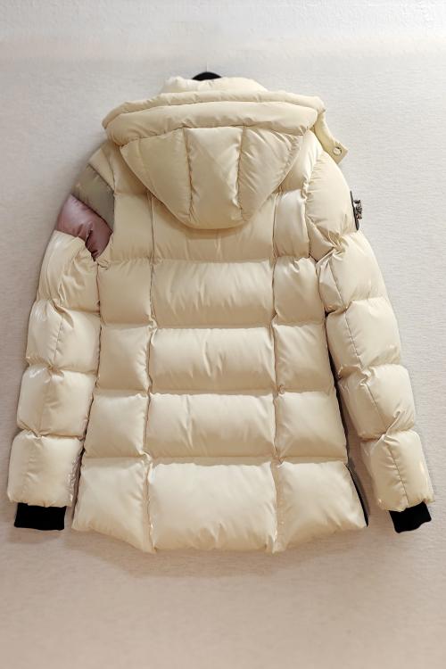 Woodpecker Womens Winter Coat BUMNESTER in Color WHITE SILVER PINK, Größe S