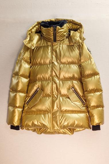 Woodpecker Womens Winter Coat BUMNESTER in Color GOLD, Größe S