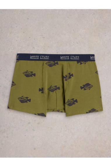 White Stuff 2pack Boxers - plain & print in GREEN MLT Art. WS436343