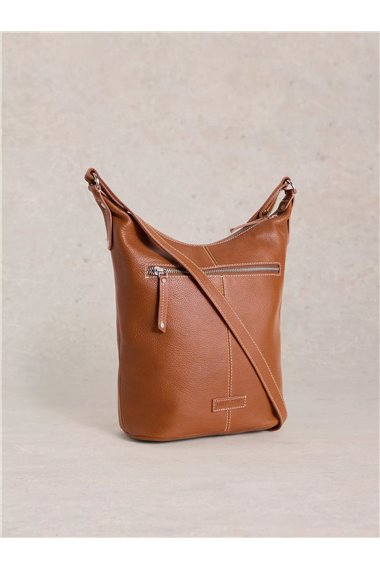 White Stuff Fern Leather Crossbody in MID TAN Art. WS441105/WS441105