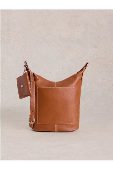 White Stuff Fern Leather Crossbody in MID TAN Art. WS441105/WS441105