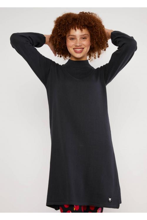 Blutsgeschwister Mini-Kleid Straight and Easy in night pearl, Gr. S
