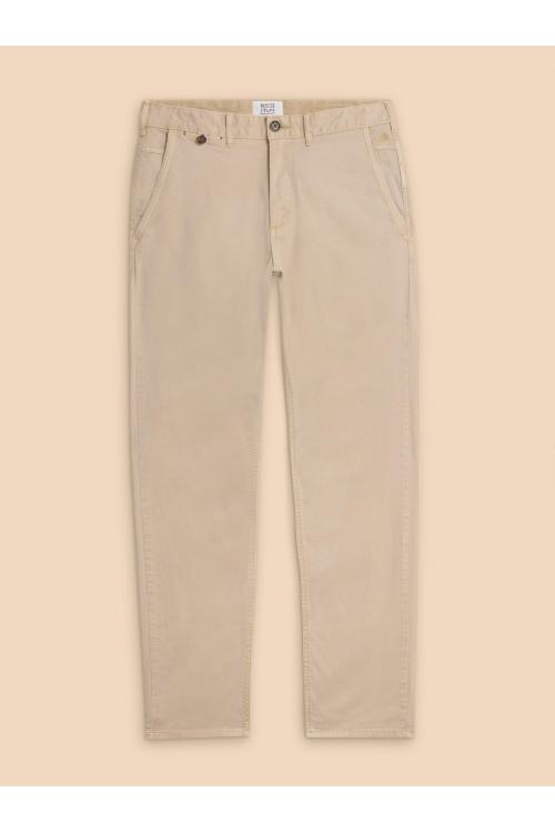 White Stuff Sutton Organic Chino Trouser in LGT NAT Art. WS434356