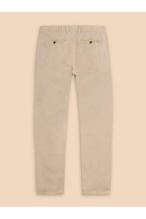 White Stuff Sutton Organic Chino Trouser in LGT NAT Art. WS434356