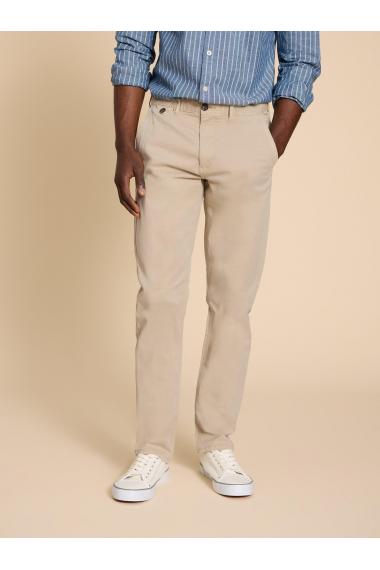 White Stuff Sutton Organic Chino Trouser in LGT NAT Art. WS434356