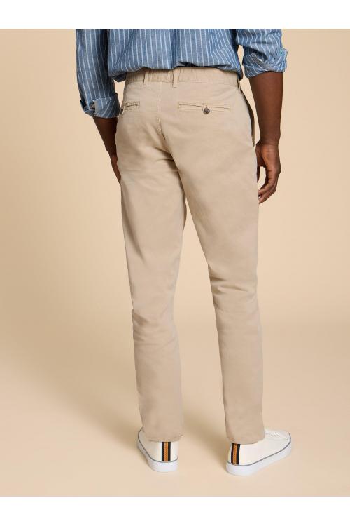 White Stuff Sutton Organic Chino Trouser in LGT NAT Art. WS434356