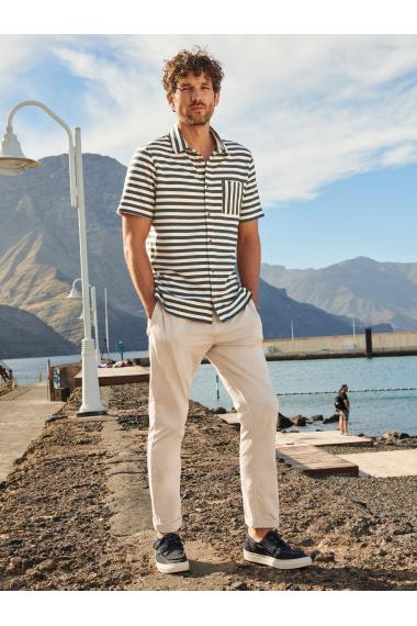 White Stuff Sutton Organic Chino Trouser in LGT NAT Art. WS434356