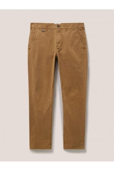 White Stuff Sutton Organic Chino Trouser in MID BROWN Art. WS434356