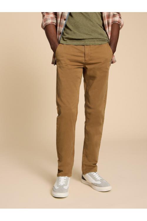 White Stuff Sutton Organic Chino Trouser in MID BROWN Art. WS434356