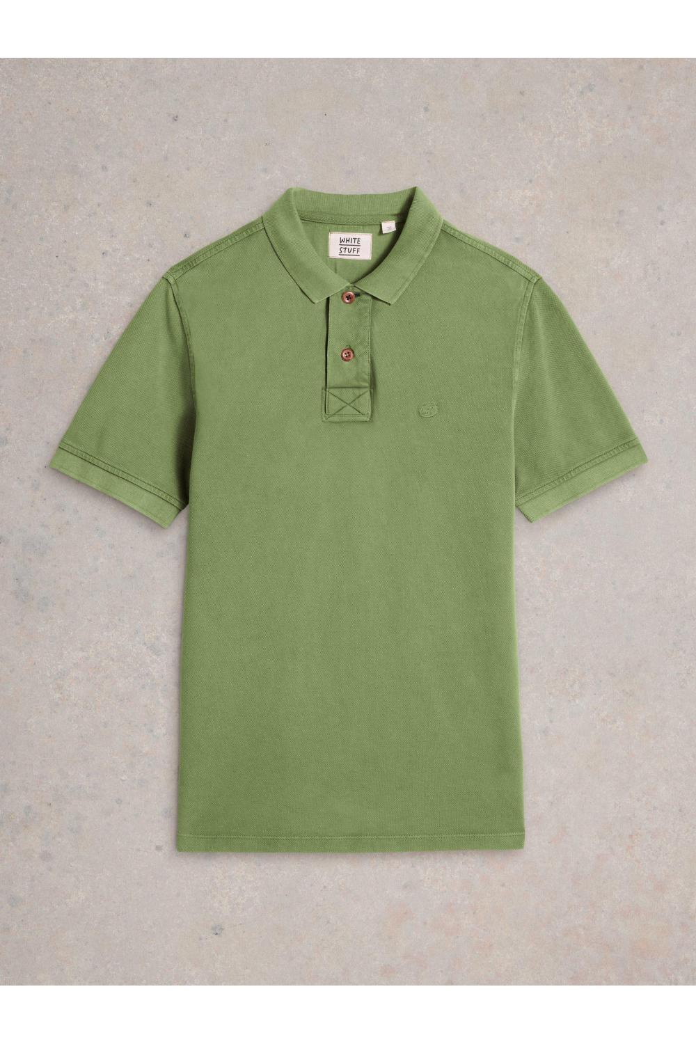 White Stuff Utility Polo in BRT GREEN Art. WS436177