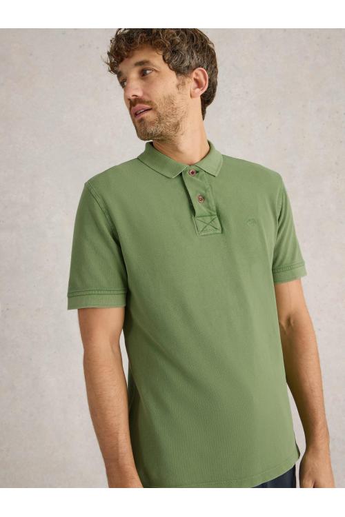 White Stuff Utility Polo in BRT GREEN Art. WS436177