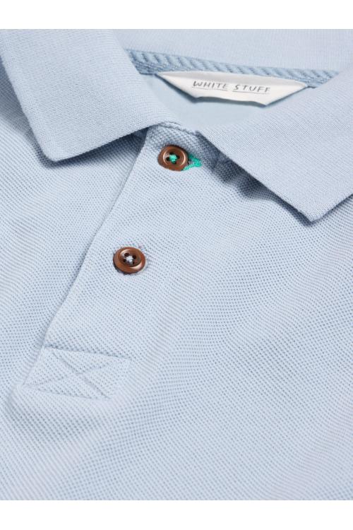 White Stuff Utility Polo in LGT BLUE Art. WS436177