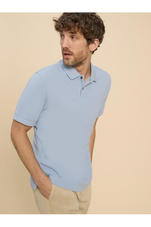 White Stuff Utility Polo in LGT BLUE Art. WS436177