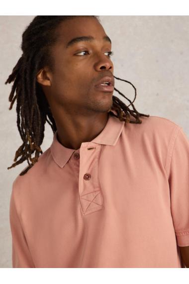 White Stuff Utility Polo in LGT PINK Art. WS436177