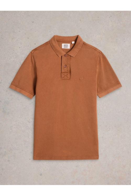 White Stuff Utility Polo in MID TAN Art. WS436177