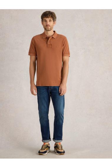 White Stuff Utility Polo in MID TAN Art. WS436177