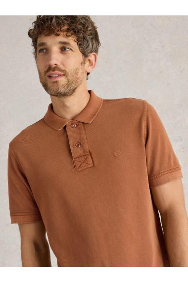 White Stuff Utility Polo in MID TAN Art. WS436177