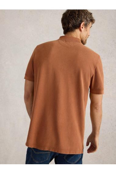 White Stuff Utility Polo in MID TAN Art. WS436177