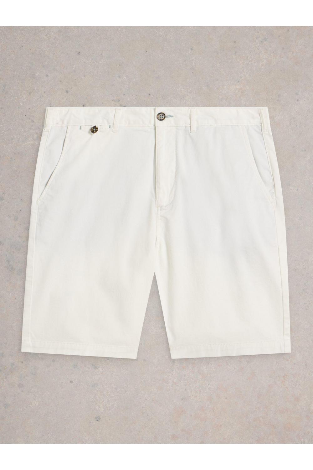 White Stuff Sutton Organic Chino Short in BRIL WHITE Art. WS438425