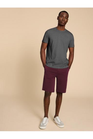 White Stuff Sutton Organic Chino Short in DK PLUM Art. WS438425