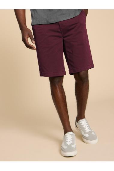 White Stuff Sutton Organic Chino Short in DK PLUM Art. WS438425