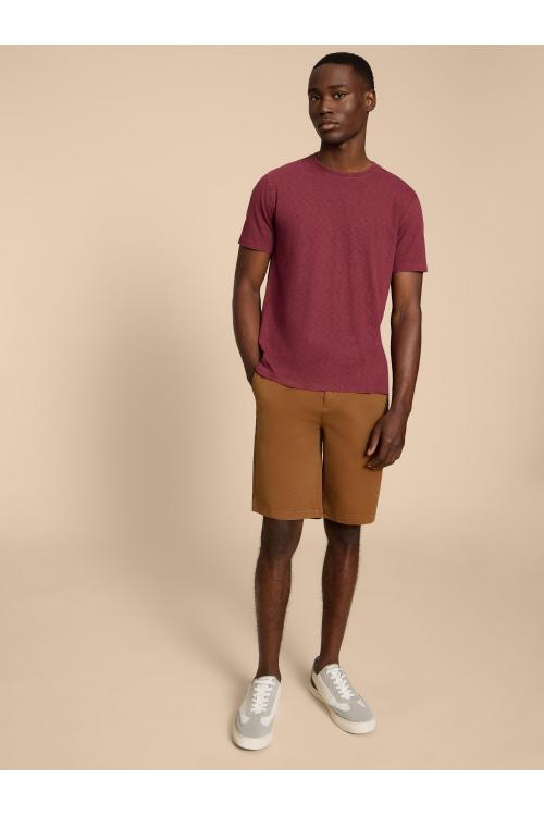 White Stuff Sutton Organic Chino Short in MID BROWN Art. WS438425