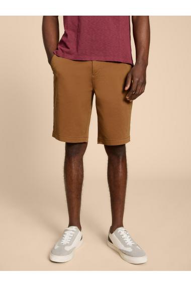 White Stuff Sutton Organic Chino Short in MID BROWN Art. WS438425