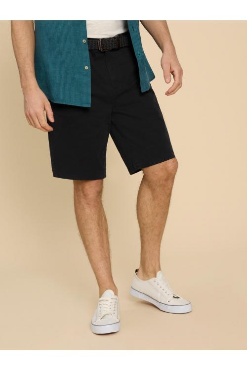 White Stuff Sutton Organic Chino Short in WASHED BLK Art. WS438425