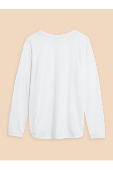 White Stuff CLARA LS TEE in BRIL WHITE Art. WS440353