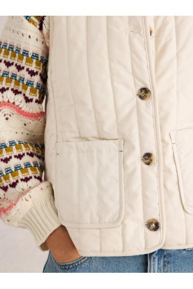 White Stuff Emma Quilted Gilet in NAT WHITE Art. WS441960