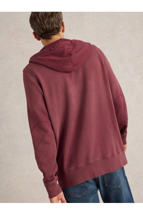 White Stuff Brampton Overhead Hoodie in MID PLUM Art. WS442417