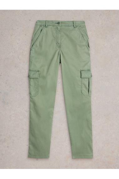 White Stuff Everleigh Cargo Trouser in MID GREEN Art. WS442516