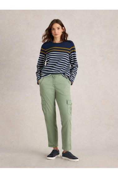 White Stuff Everleigh Cargo Trouser in MID GREEN Art. WS442516