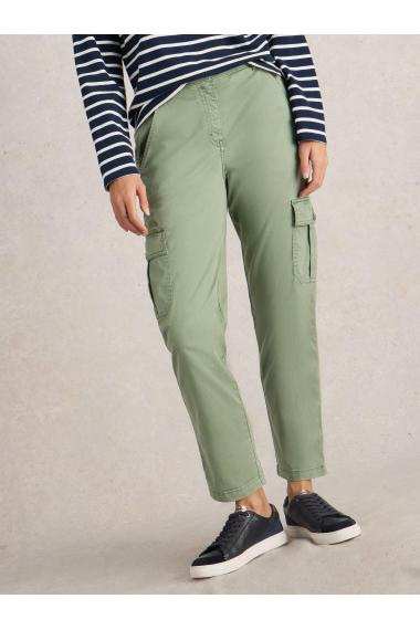 White Stuff Everleigh Cargo Trouser in MID GREEN Art. WS442516