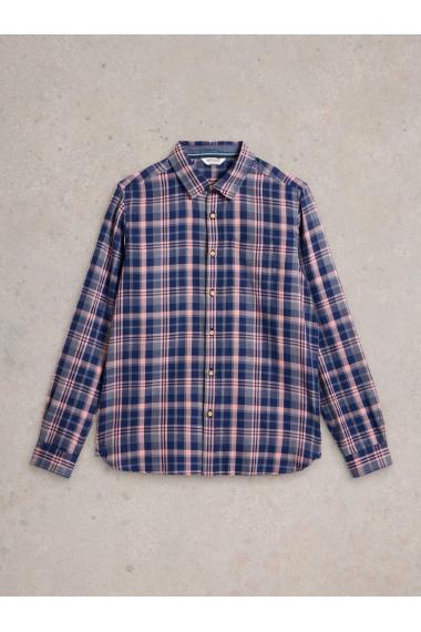 White Stuff Moxley Brushed LS Check Shirt in BLUE MLT Art. WS442621