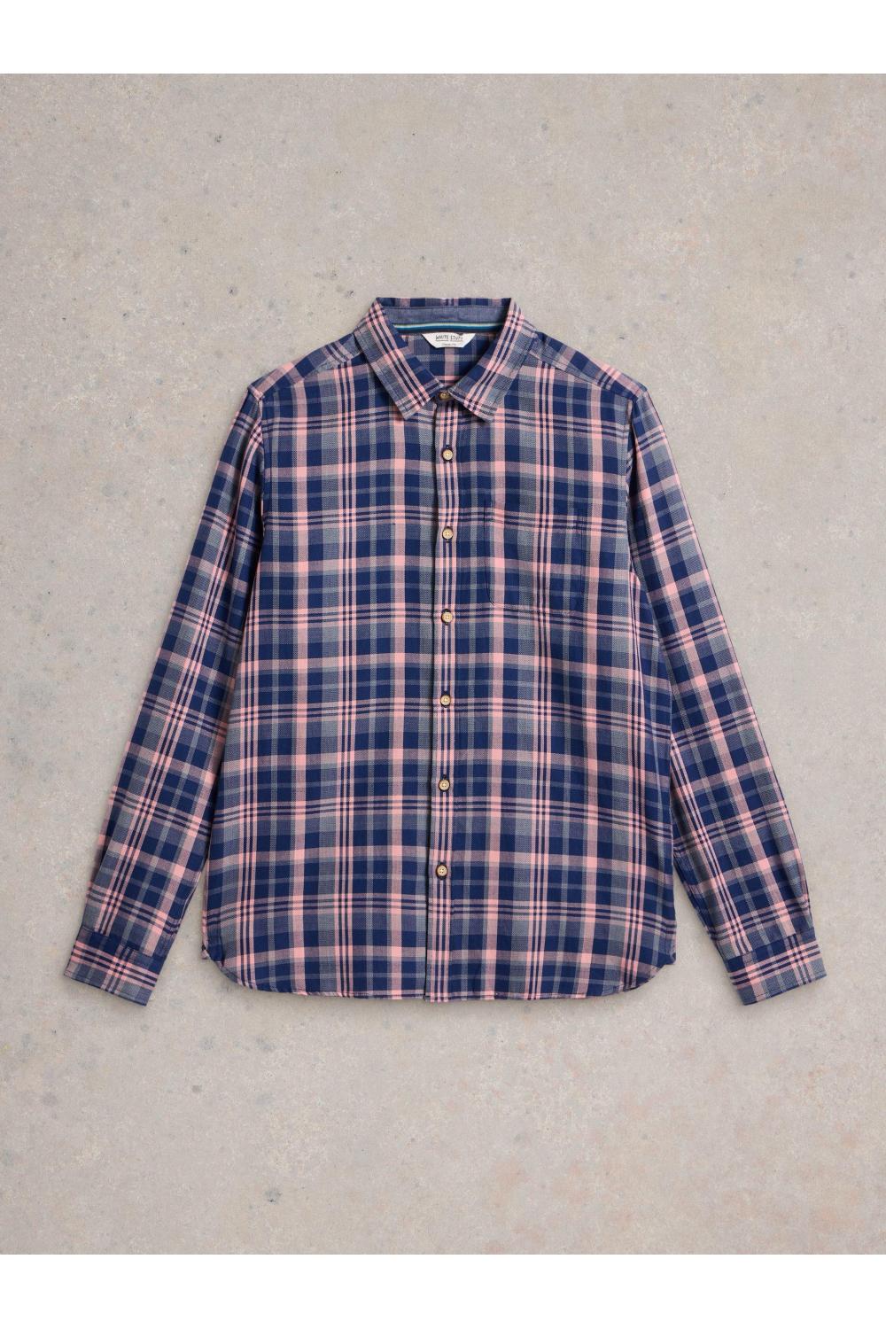 White Stuff Moxley Brushed LS Check Shirt in BLUE MLT Art. WS442621