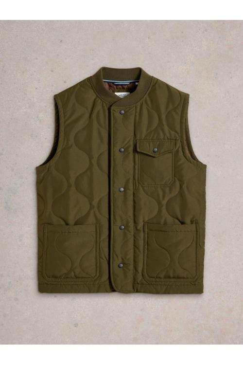 White Stuff Tenby Quilted Jacket in KHAKI GRN Art. WS442623