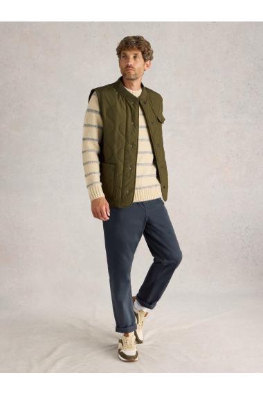 White Stuff Tenby Quilted Jacket in KHAKI GRN Art. WS442623