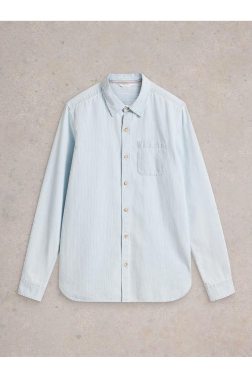 White Stuff Fine Stripe LS Shirt in BLUE MLT Art. WS442625