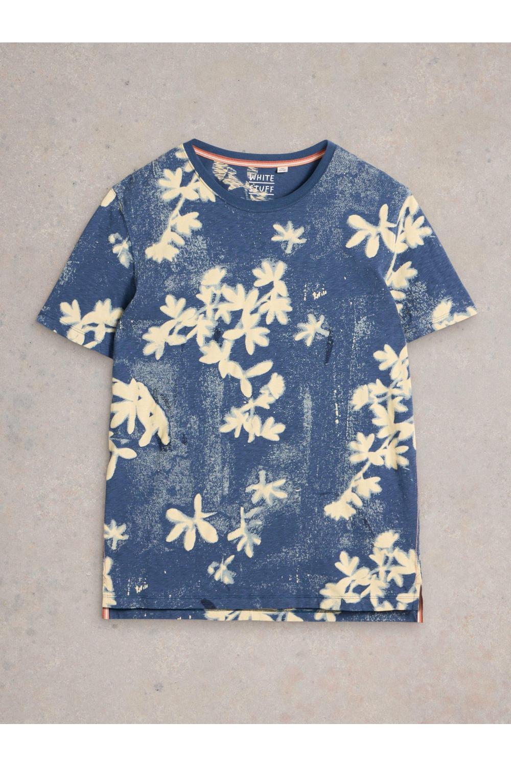 White Stuff Floral Printed SS Tee in NAVY PR Art. WS442645