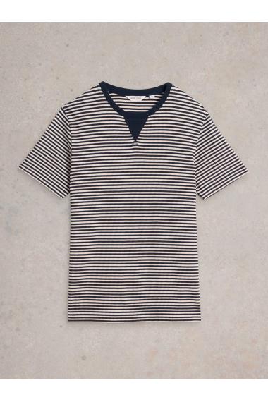 White Stuff Striped Rib Tee in NAVY MULTI Art. WS442646