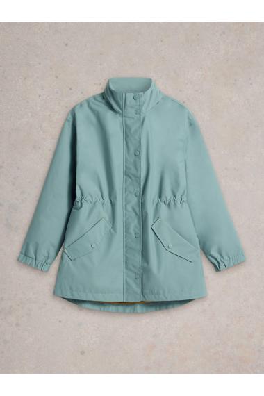 White Stuff Lexi Waterproof Coat in DUS BLUE Art. WS442697