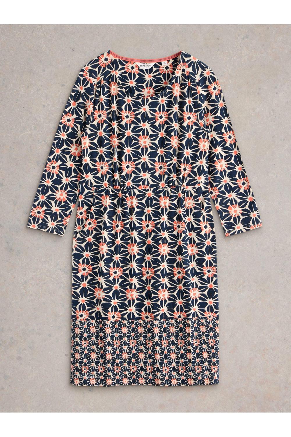 White Stuff Tallie Jersey Dress in NAVY PR Art. WS442712