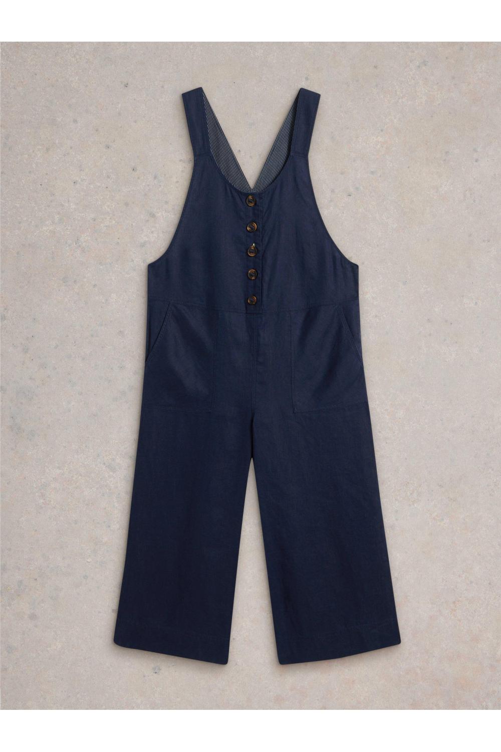 White Stuff Viola Linen Dungaree in DARK NAVY Art. WS442782