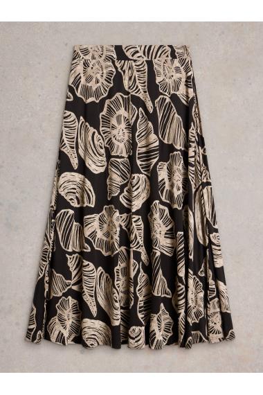 White Stuff Jada Jersey Maxi Skirt in BLK PR Art. WS442802