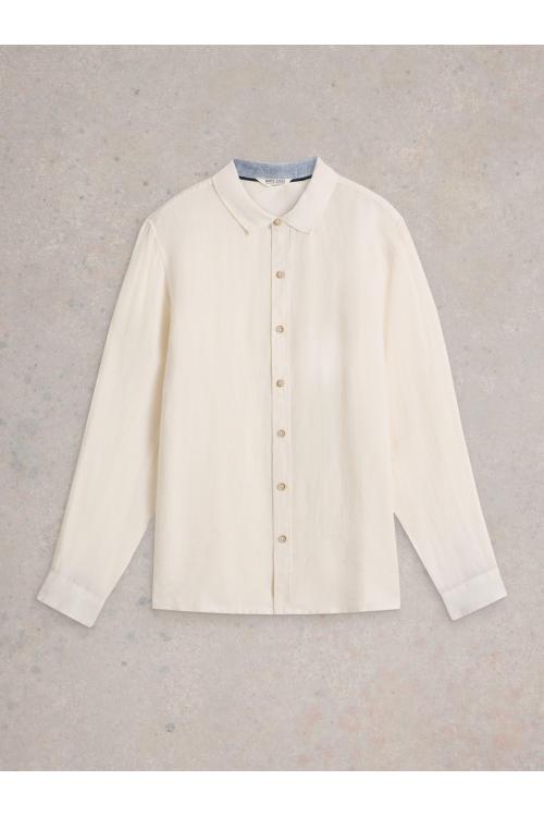 White Stuff Keswick LS Linen Shirt in BRIL WHITE Art. WS442809