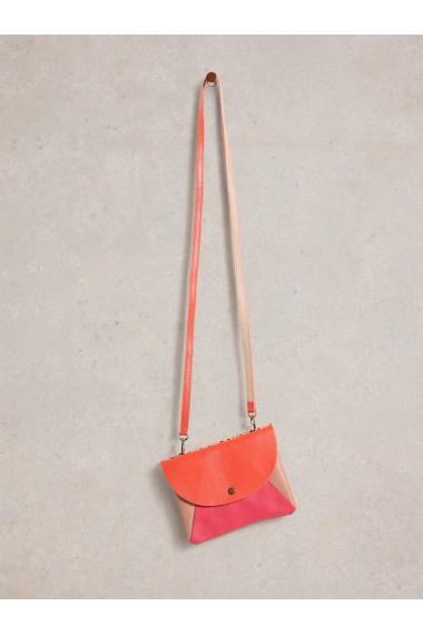 White Stuff Coco Double Pouch Crossbody in PINK MLT Art. WS442870